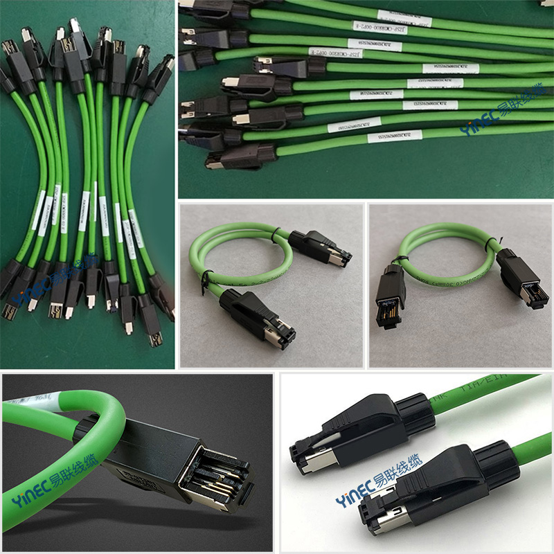 JZSP-CM3RR00-03-E安川MECHATROLINK-III通信電纜RJ-45水晶頭是什么樣的？